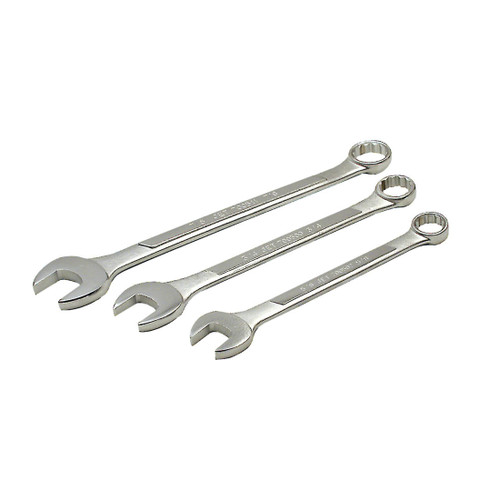 JET 700502 Raised Panel Combination Wrench, 5/16 in Wrench, Chrome Vanadium Steel, ANSI Specified
