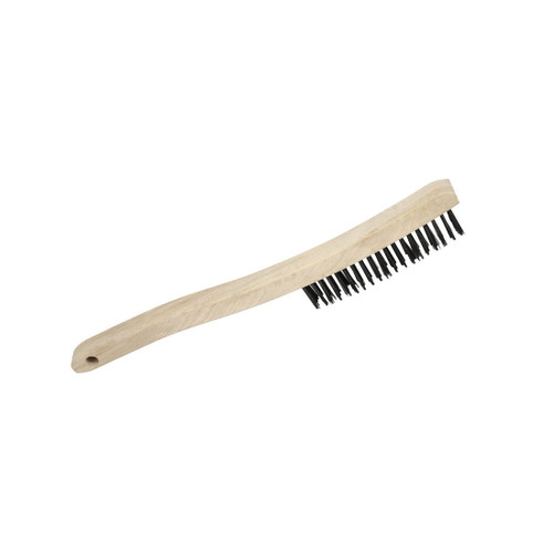 JET 551101 Hand Scratch Brush, 6 in L x 15/16 in W Brush, 13-3/4 in OAL, 1-1/8 in L Carbon Steel Trim