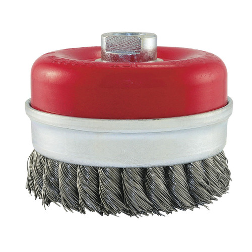 Random Products 50605 Knotted Wire Cup Brush, 2-3/4 Inch Dia., 0.02 Inch  Steel Wire 50605 RAN50605 - Gas and Supply