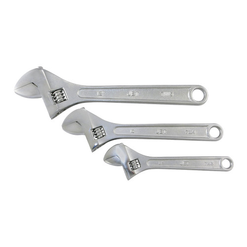 JET 711102 Adjustable Wrench Set, 3 Pieces, 1 to 1-1/2 in