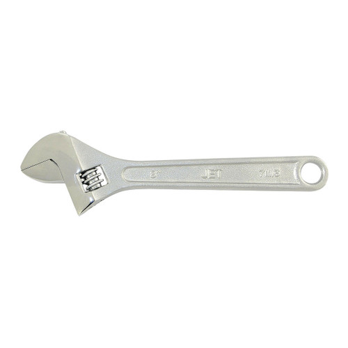 JET 711113 Standard Duty Adjustable Wrench, 1 in, 8 in OAL, Chrome Vanadium Steel