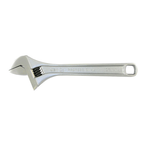 JET 711134 Professional Super Heavy Duty Adjustable Wrench, 1-5/16 in, 10 in OAL, Chrome Vanadium Steel Body, ANSI Specified, Canadian Government Specification CDA 39-GP-13A, US Government Federal Specification GGG-W-631B, Chrome Vanadium Steel