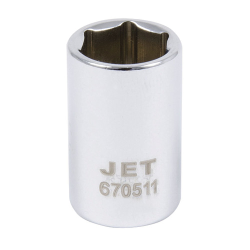 JET 670509 Socket, 1/4 in, 9 mm Regular Socket, 6 Points