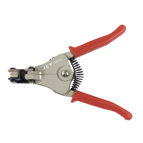 JET 730731 Automatic Wire Stripper, 8 AWG, 10 AWG, 12 AWG, 14 AWG, 16 AWG, 18 AWG, 20 AWG, 22 AWG Solid/Stranded Cable, 7 in OAL