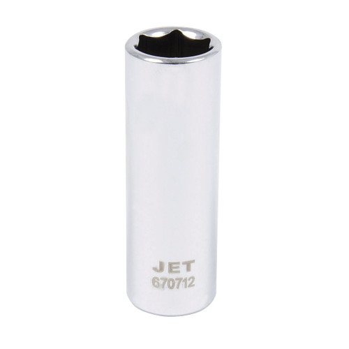 JET 670707 Socket, 1/4 in, 7 mm Deep Socket, 6 Points
