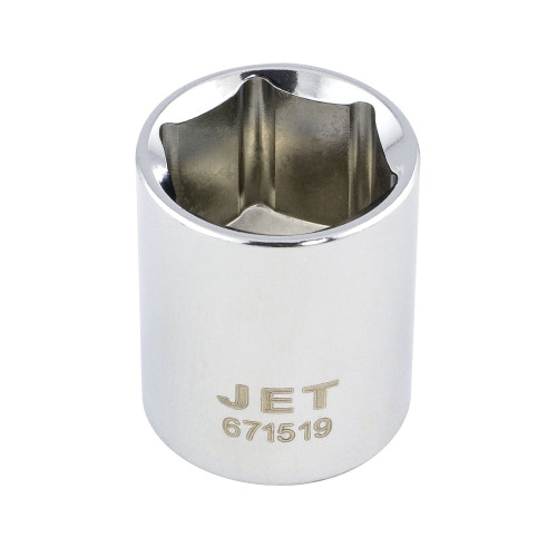 JET 671508 Socket, 3/8 in, 8 mm Regular Socket, 6 Points