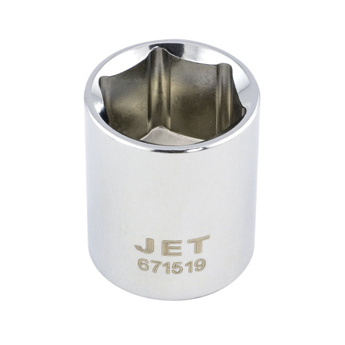 JET 671512 Socket, 3/8 in, 12 mm Regular Socket, 6 Points