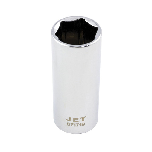 JET 671710 Socket, 3/8 in, 10 mm Deep Socket, 6 Points