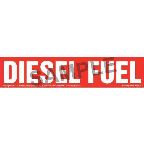 STICKER ADHESIVE DIESEL