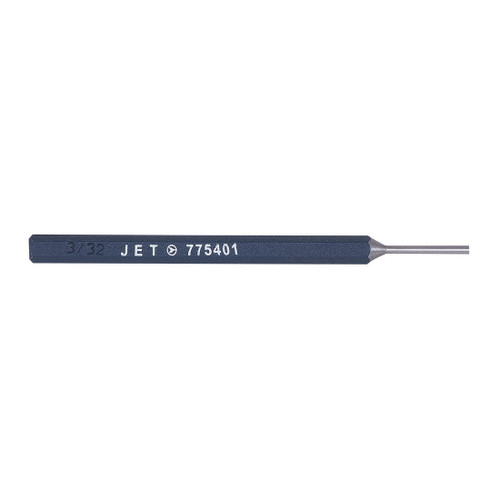 JET 775401 Dual Hardened Pin Punch, 3/32 in, 4-1/2 in OAL, Carbon Steel Tip
