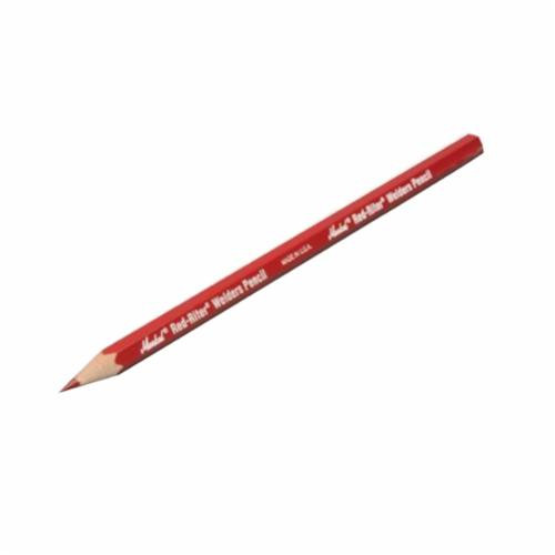 Markal Silver-Streak Red-Riter 096100 High Strength Welders Pencil, Medium Tip, Lead Tip, Red