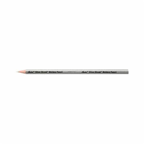 Markal Silver-Streak Red-Riter 096101 High Strength Welders Pencil, Medium Tip, Lead Tip, Silver