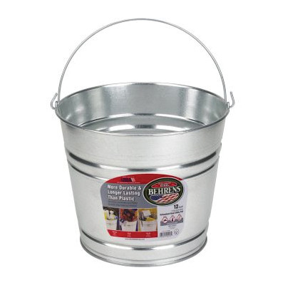 11 L GALVANIZED STEEL PAIL, 1212GS