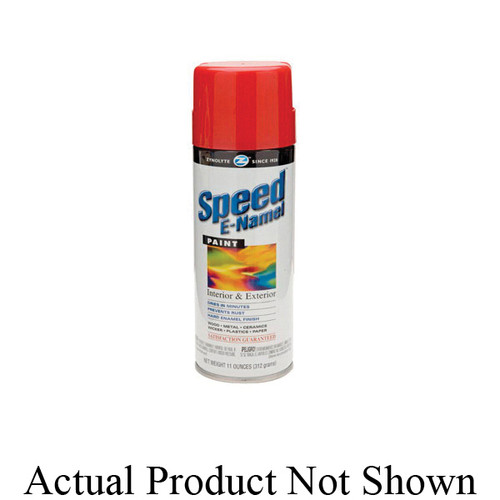Zynolyte Speed E-Namel,Z317 Spray Paint, 16 oz Container, Aluminum, 26 sq-ft/can Coverage, 72 hr Curing
