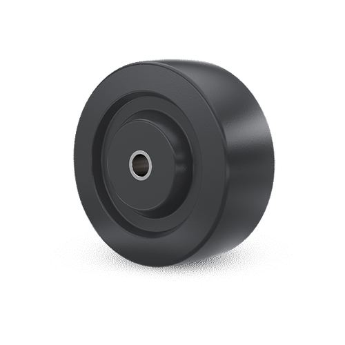 CASTER, SWV, 4"X1", 1/2"THRDSTM, BLKSFTRUBR250#LR, ALGS1043-1/2-13X1-1/2HW-SR