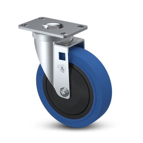 CASTER, SWV5"X1.25", BLKENVIROTHANE, 300#LR, ALGS5205-A25D-U