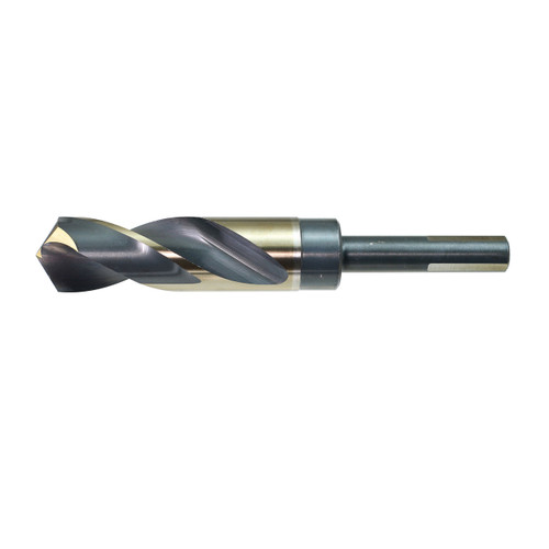 NITRO® 1000N140 IMPERIAL SILVER AND DEMING DRILL, 5/8 IN DRILL - FRACTION, 0.625 IN DRILL - DECIMAL INCH, 1/2 IN SHANK, HSS