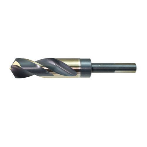 NITRO® 1000N152 IMPERIAL SILVER AND DEMING DRILL, 13/16 IN DRILL - FRACTION, 0.8125 IN DRILL - DECIMAL INCH, 1/2 IN SHANK, HSS