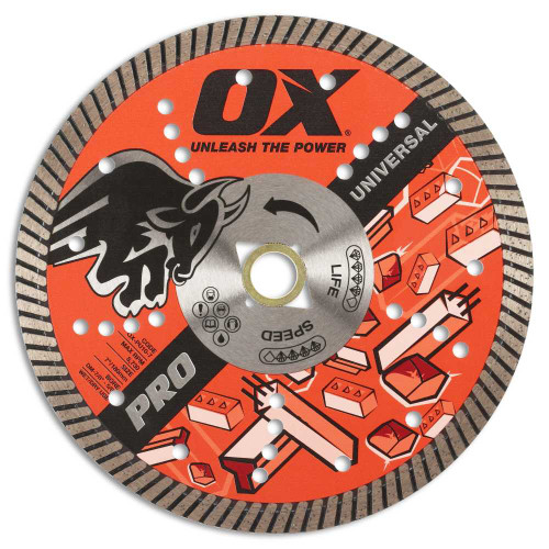 PROFESSIONAL UNIVERSAL 7" DIAMOND BLADE, FOROX-PU10-7