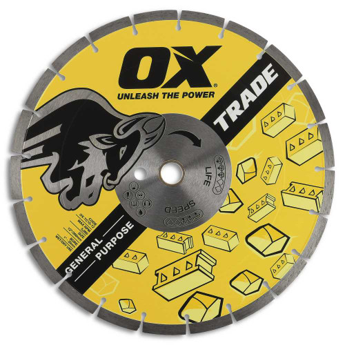 TRADE GENERAL PURPOSE 12" DIAMOND BLADE, FOROX-TC10-12