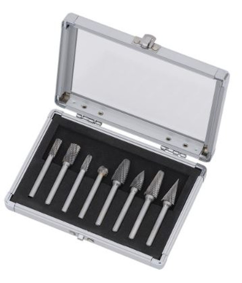 8 PC JET-KUT CARBIDE BUR SET - PREMIUM