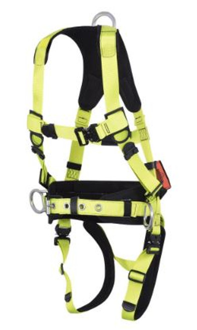 SAFETY HARNESS PEAKPRO PLUS SERIES WITH TRAUMA STRAP - 3D - CLASS AP - BUCKLE TYPE: CHEST STAB LOCK - L