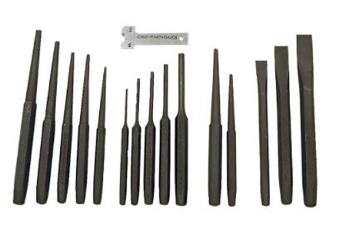 16 PC PUNCH AND CHISEL SET