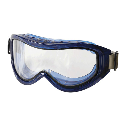 sellstrom S80201 Odyssey II Series Chemical Splash Dual Lens Indirect Vent Safety Goggle, Anti-Fog/Hard Coat Clear Polycarbonate Lens, Neoprene Strap, ANSI Z87.1-2015