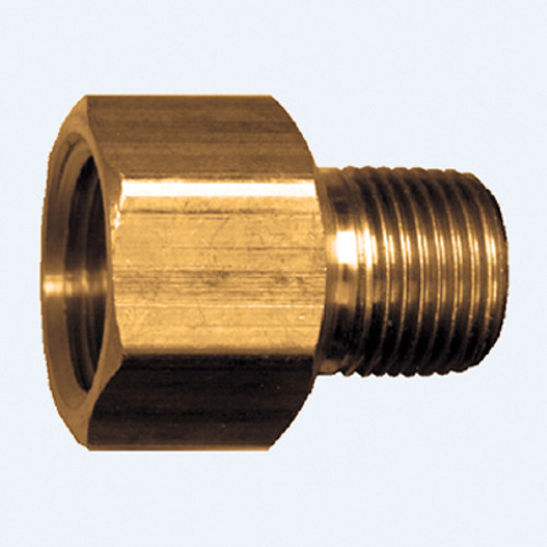 Fairview 120-CB Adapter, 3/8 x 1/4 in Nominal, MNPT x FNPT End Style, Brass
