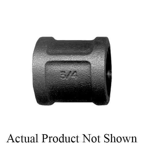 Fairview BI-103-A Coupler, 1/4 in Nominal, Female IPS End Style, Malleable Iron, Black Oxide