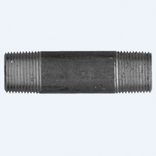 Fairview BI-113-B2 Long Pipe Nipple, 1/4 in Nominal, Male IPS End Style, 2 in L, Steel, Black Oxide, SCH 40/STD