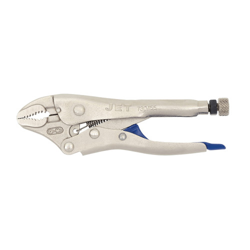 JET 730455 Locking Plier, Steel Curved Jaw, 7 in OAL