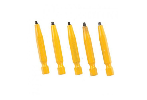 #0 ROBERTSON 2" YELLOW TWO-PIECE SCREWDRIVER BIT - BULK, TAST68510