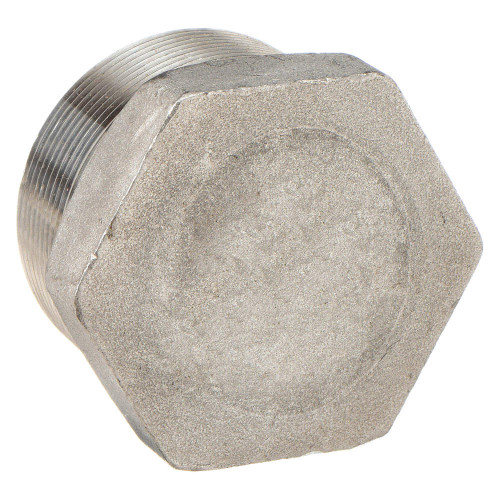 S/STEEL HEX HEAD PLUG 3/4"NPT 316