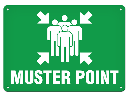 MUSTER POINT (10"X14") SEMI-RIGID PLASTIC