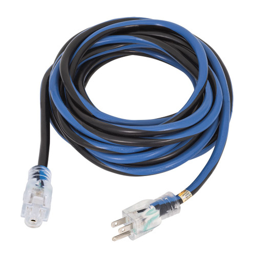 JLEC-1625S 16 GAUGE 25 FOOT CONTRACTOR GRADE EXTENSION CORD - SINGLE TAP