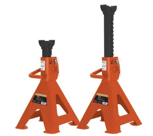 JACK STANDS- RATCHETING STYLE, 12TON, 1 PAIR