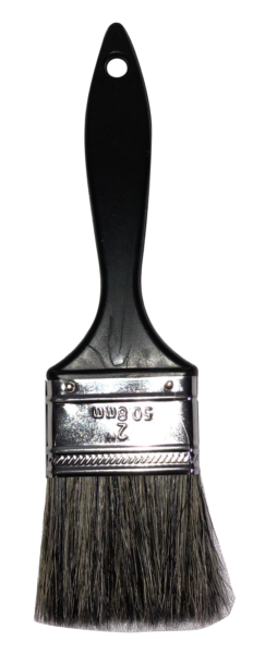 2" (50MM ) WIDTH PAINT BRUSH; PLAIN WOOD HANDLE
