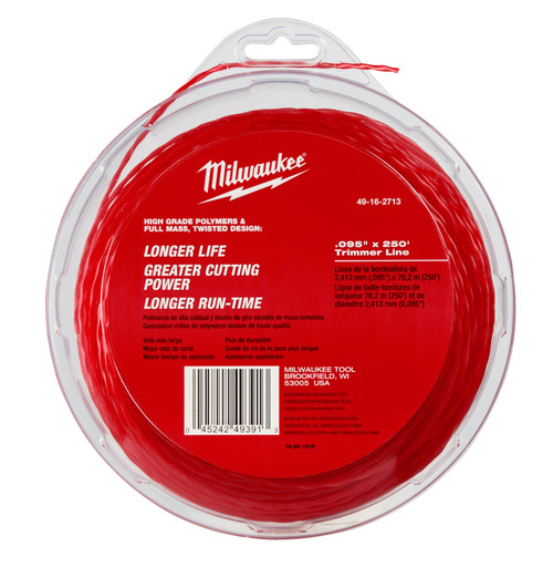 Milwaukee 49-16-2713 Trimmer Line, For Use With M18 FUEL 2725-20 String Trimmer