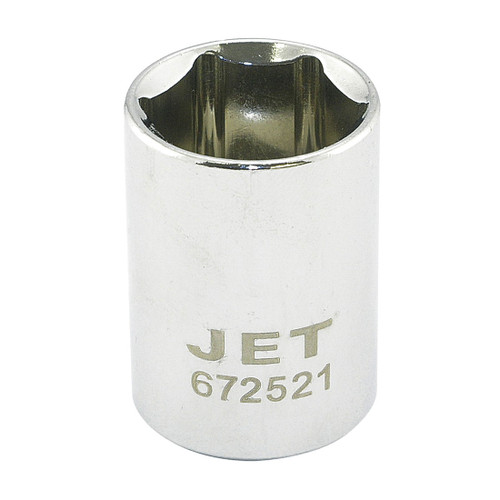 JET 672521 Socket, 1/2 in, 21 mm Regular Socket, 6 Points