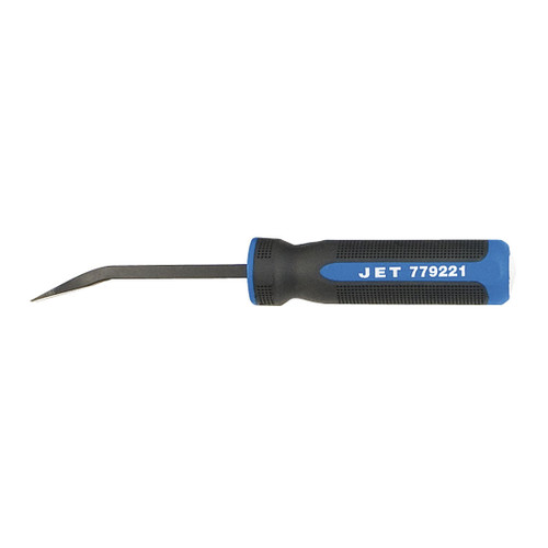 JET 779221 Heavy Duty Regular Mechanics Pry Bar, 25 deg Bend Tip, 8 in OAL, Chrome Molybdenum Steel