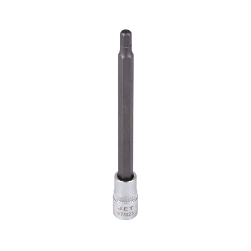 JET 677071 Long Socket Bit, 1/4 in, 4 mm, ANSI Specified, Canadian Government Specification CDA39-GP-12b, US Federal Specification GGG-W-641E