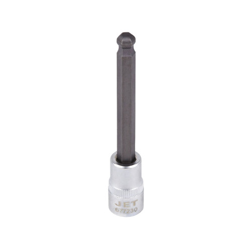 JET 677224 Long Ball Nose Socket Bit, 3/8 in, 1/8 in, ANSI Specified, Canadian Government Specification CDA39-GP-12b, US Federal Specification GGG-W-641E