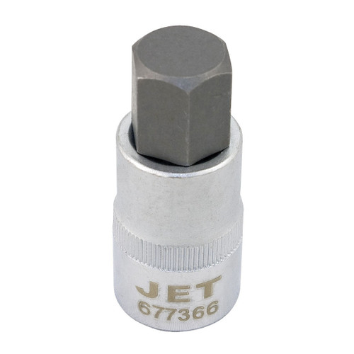 JET 677362 Regular Socket Bit, 1/2 in, 12 mm, ANSI Specified, Canadian Government Specification CDA39-GP-12b, US Federal Specification GGG-W-641E