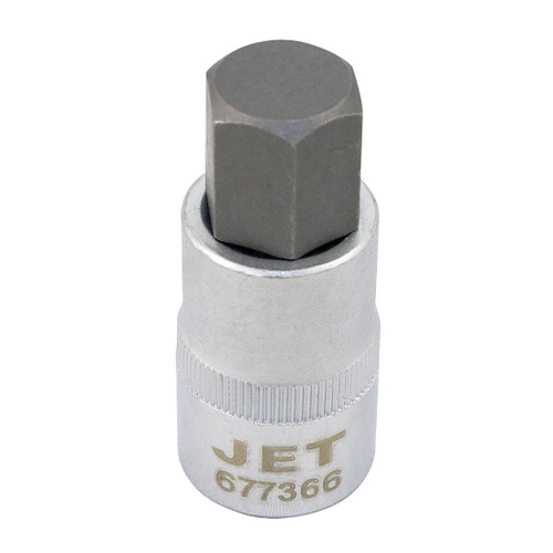 JET 677364 Regular Socket Bit, 1/2 in, 14 mm, ANSI Specified, Canadian Government Specification CDA39-GP-12b, US Federal Specification GGG-W-641E