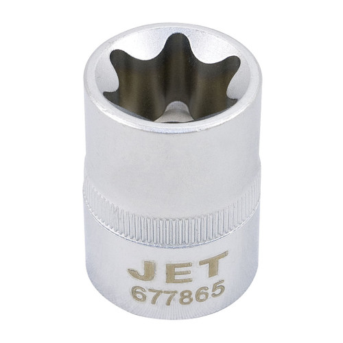 JET 677853 Socket, 1/2 in, E12 External Torx Regular Socket