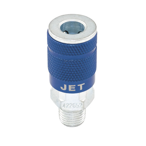 JET 420652 Type A Coupler, 1/4 in, MNPT, Steel, Import