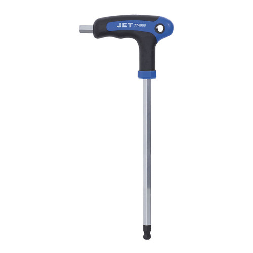 JET 774660 BALL NOSE HEX KEY, ERGONOMIC/L-HANDLE/MOLDED HANDLE, ANSI SPECIFIED, S2 ALLOY STEEL, SUPER BRIGHT