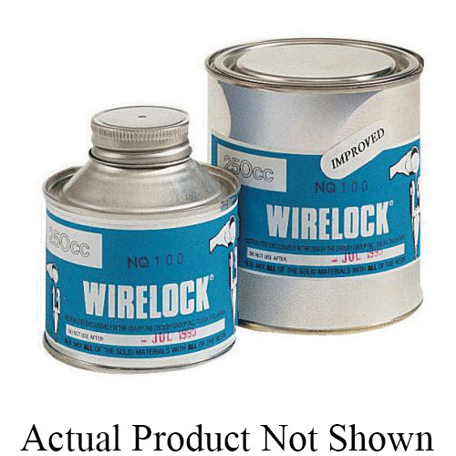 National WIRELOCK 1039606 W416-7 Socket Compound Kit, 500 cc, Liquid Form, Opaque Green/Mustard, 1.73