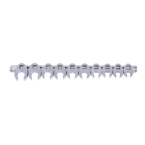 JET 719122 FLARE NUT CROWFOOT WRENCH SET, 10 PIECES